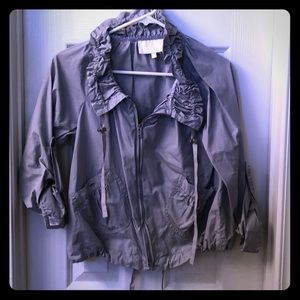 7FAM grey windbreaker jacket